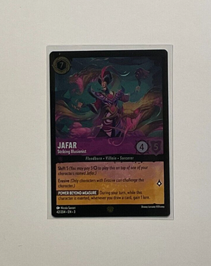 Cold Foil Jafar - Striking Illusionist 42/204 Legendary Into the Inklands Dis...