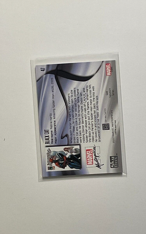 2022 Skybox Marvel Masterpieces Black Cat #47 GOLD SIGNATURE HIGH GRADE BEAUTY!