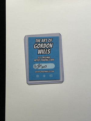 2023 Marvel Mighty Thor Jane Foster 1/1 Original Sketch Card by Gordon Wills