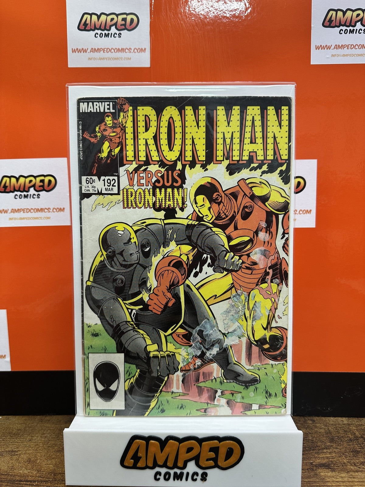 Iron Man #192 Marvel LOW GRADE COVER STAIN