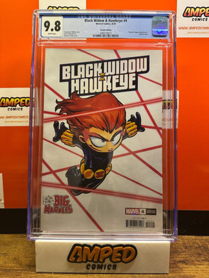 Black Widow & Hawkeye #4 CGC 9.8 Skottie Young Big Marvels Variant Marvel 2024