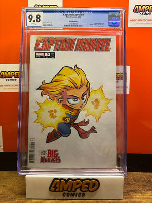 Captain Marvel #9 CGC 9.8 Skottie Young Big Marvels Variant Cover Marvel 2024