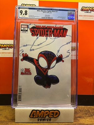 Miles Morales Spider-man #21 CGC 9.8 Skottie Young Big Marvels Variant 2024