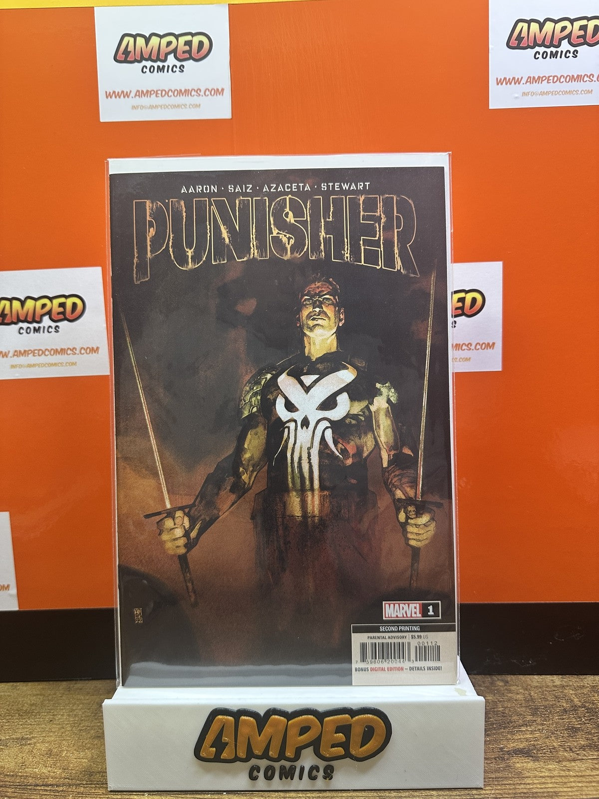 Punisher #1 Marvel SECOND PRINTING