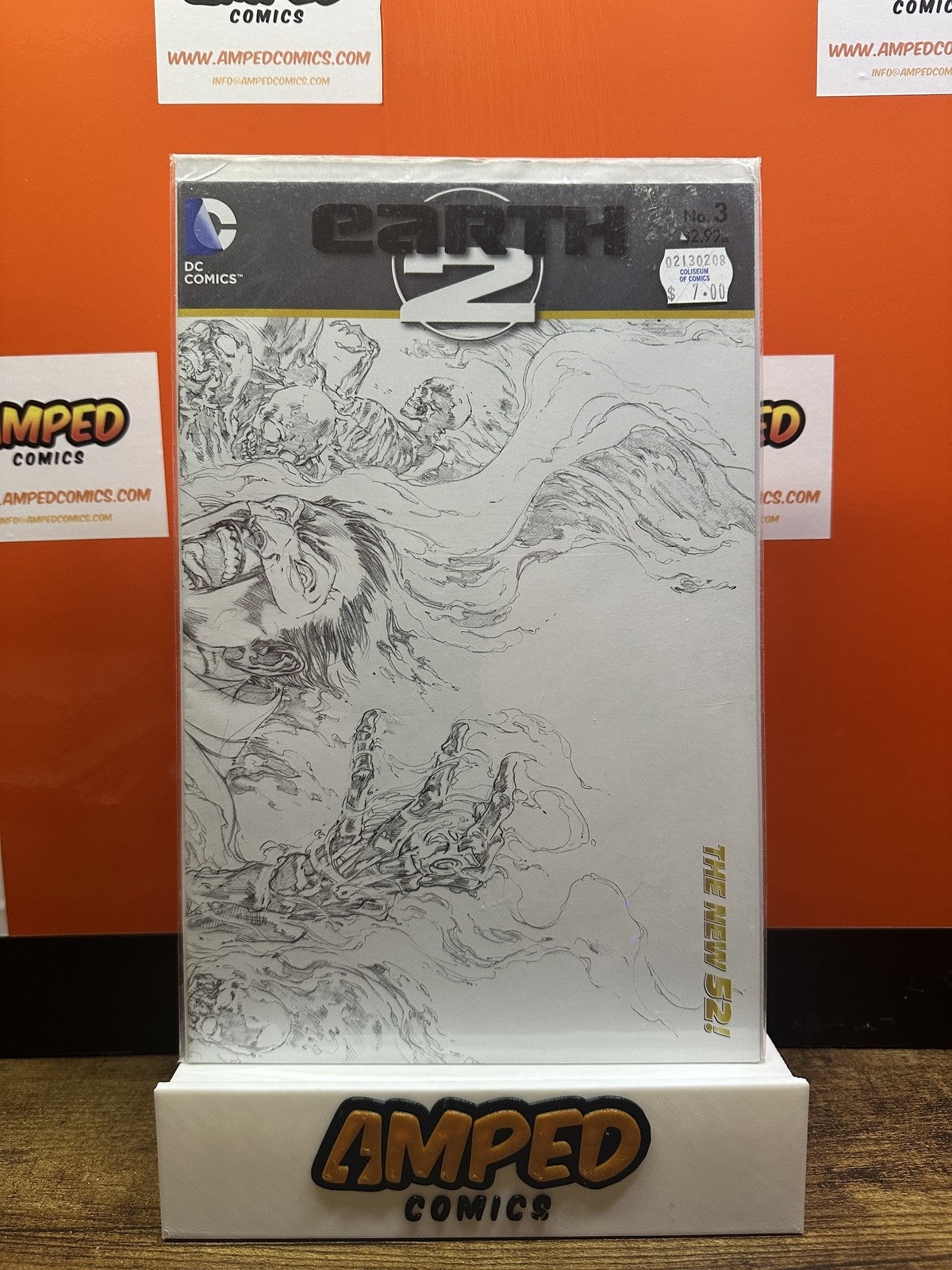 Earth 2 #3 DC Comics SKETCH VARIANT