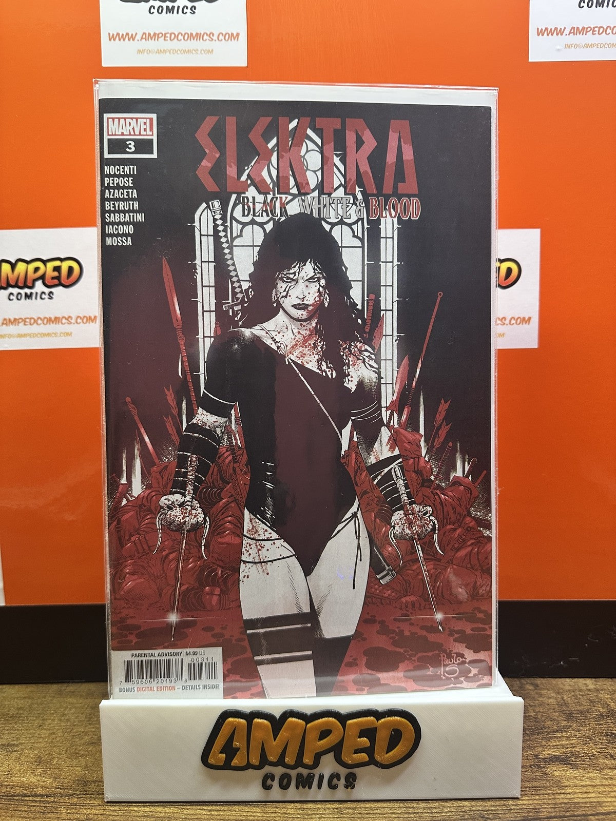 Elektra: Black, White and Blood #3 Marvel
