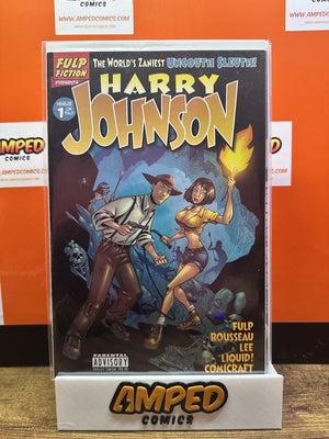 Harry Johnson #1and2, Fulp Fiction Comics, "The World's Zaniest Uncouth Sleuth"