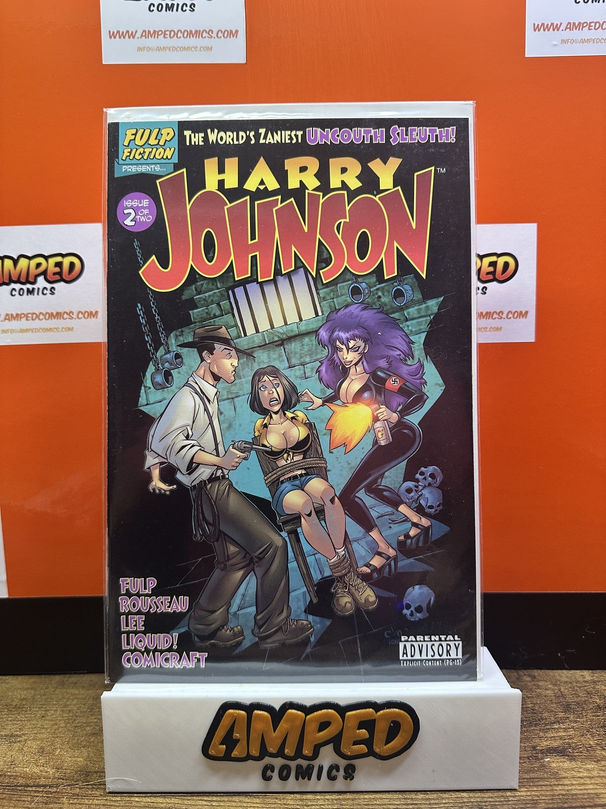 Harry Johnson #1and2, Fulp Fiction Comics, "The World's Zaniest Uncouth Sleuth"