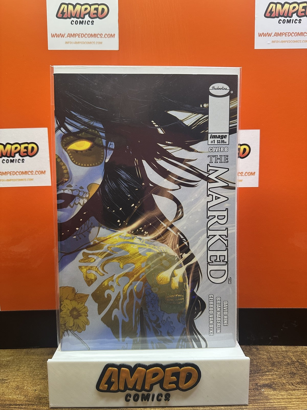 The Marked #1 Image Variant wraparound cover art by Brian Haberlin