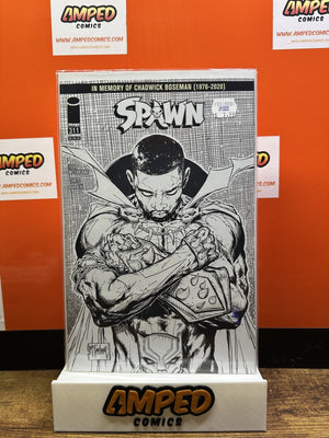 Spawn #311 Chadwick Boseman BandW Todd McFarlane Variant Image Comics 2020