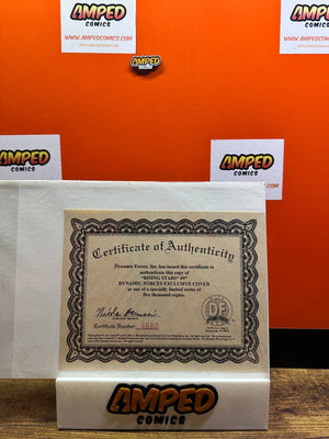 STRACZYNSKI'S RISING STARS #9 IMAGE 2000 DYNAMIC FORCES EX VARIANT CVR + COA