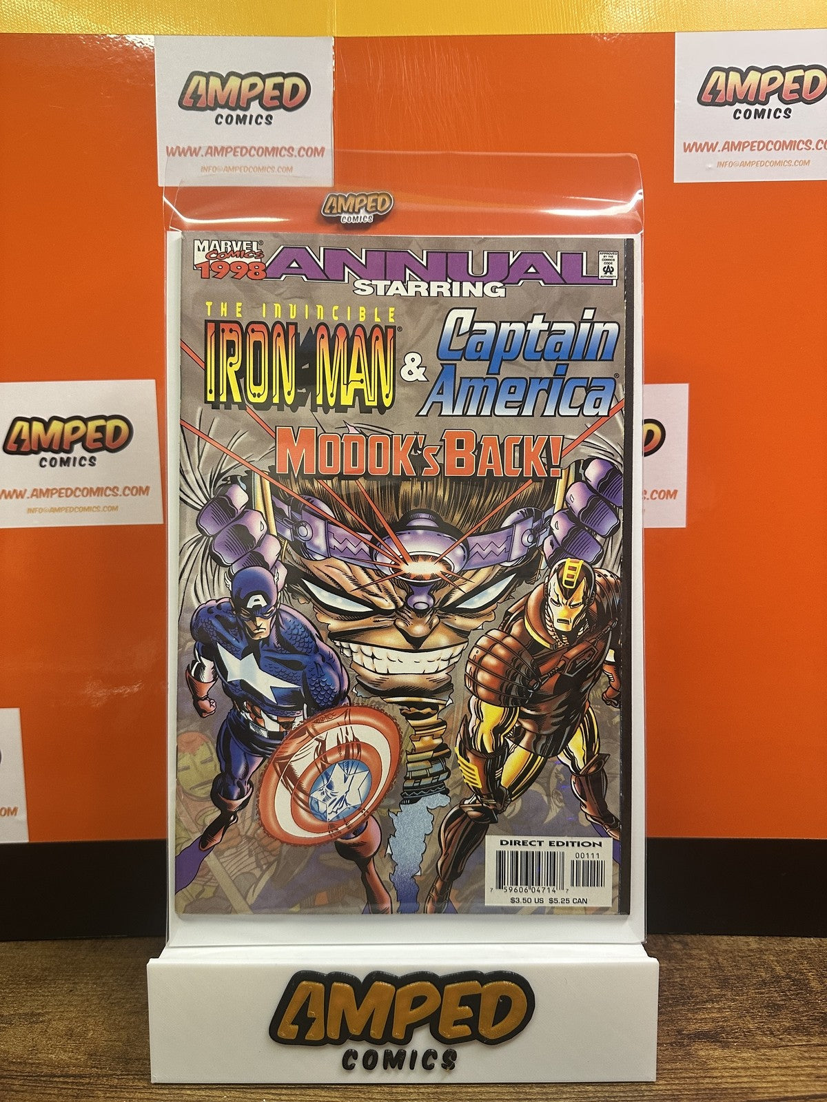 The Invincible Iron Man and Captain America ANNUAL Marvel Comics 1998