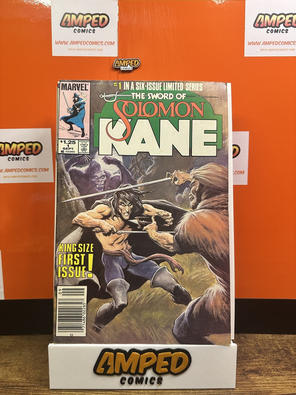 The Sword of Solomon Kane #1 Marvel 1985