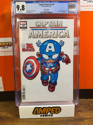 Captain America #10 CGC 9.8 Skottie Young Big Marvels Variant 2024
