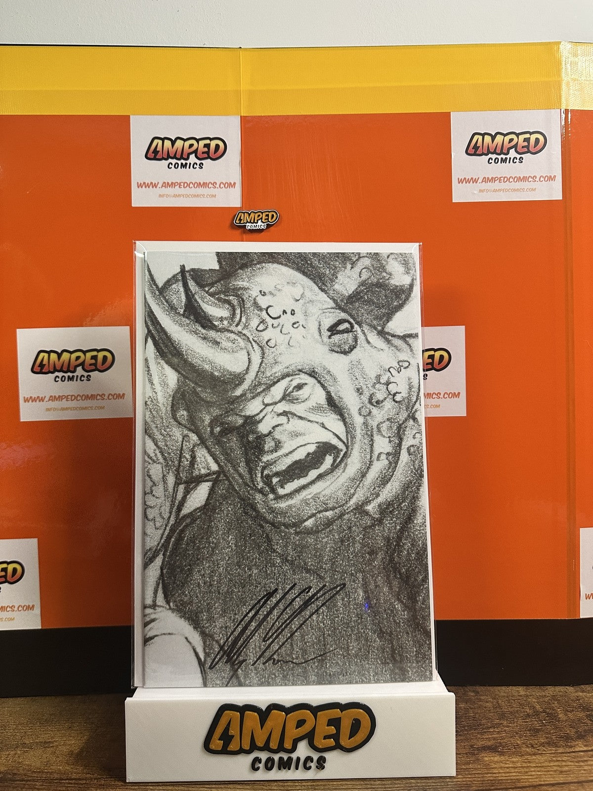 Wolverine #32 1:100 Ross Rhino Sketch Variant SIGNED BY ALEX ROSS W/COA