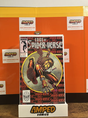 EDGE OF SPIDER-VERSE #1 KIRKHAM HOMAGE TRADE and VIRGIN VARIANT