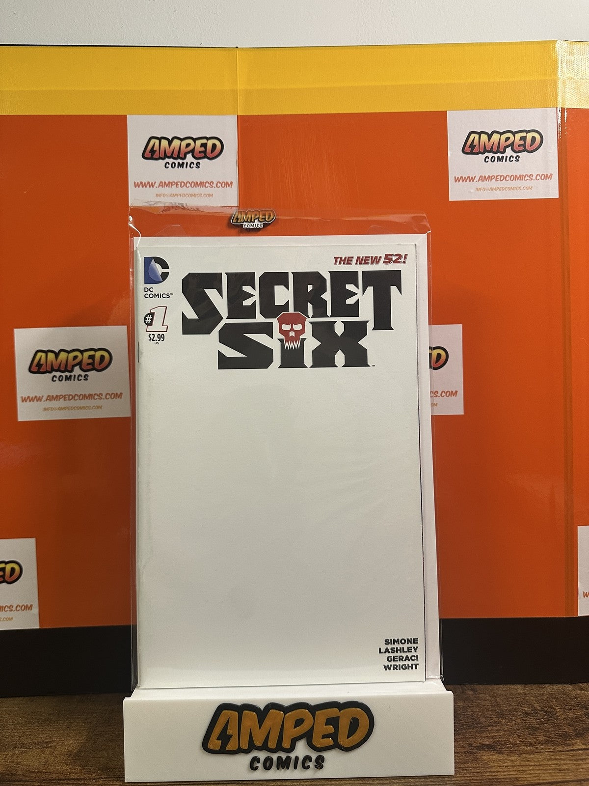 Secret Six #1 BLANK VARIANT DC Comics