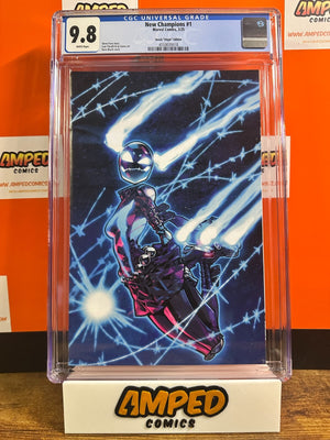 New Champions #1 (1:50 Copy Incv Rose Besch Virgin Variant) CGC 9.8