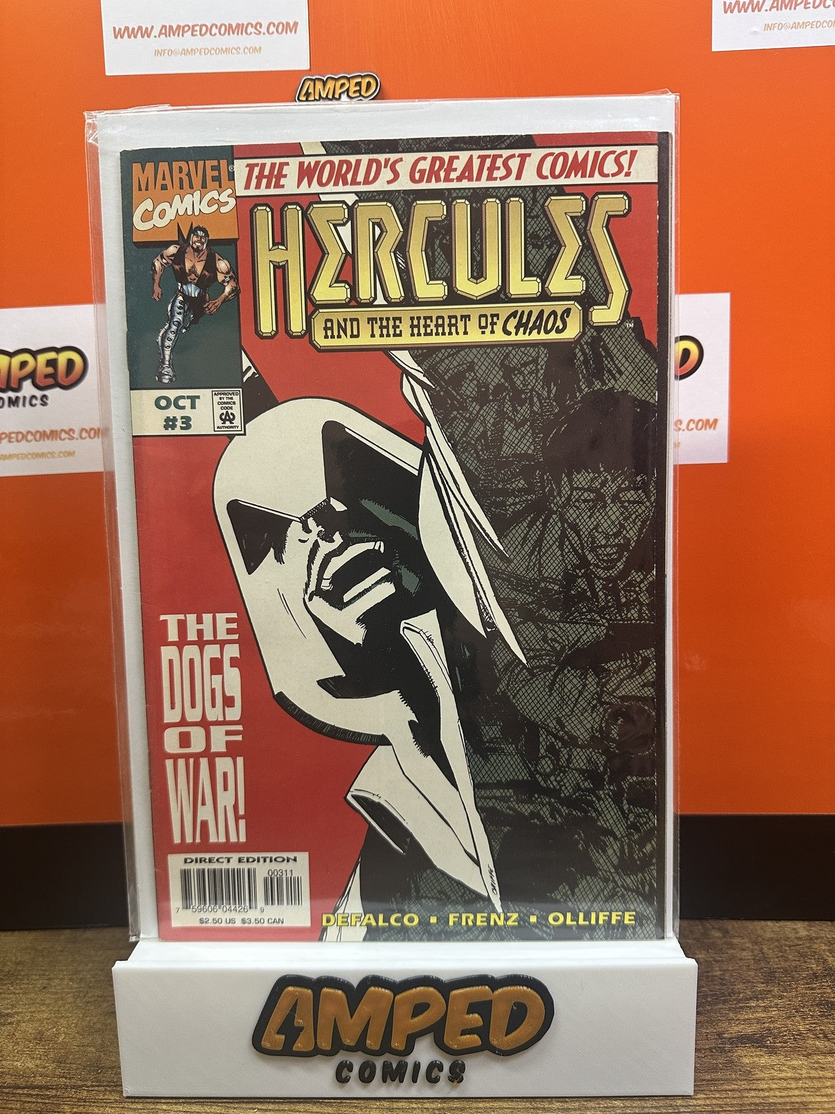 Hercules and the Heart of Chaos #3 Marvel Comics