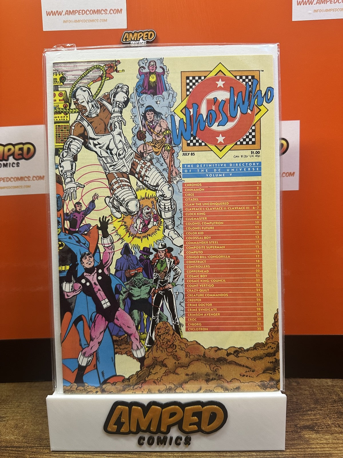 Who's Who: The Definitive Directory of the DC Universe #5 DC Comics 1985