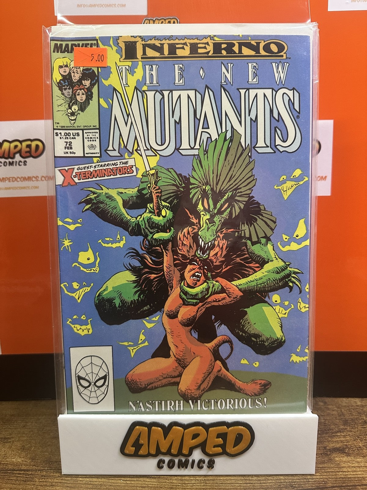 The New Mutants #72 Marvel 1989