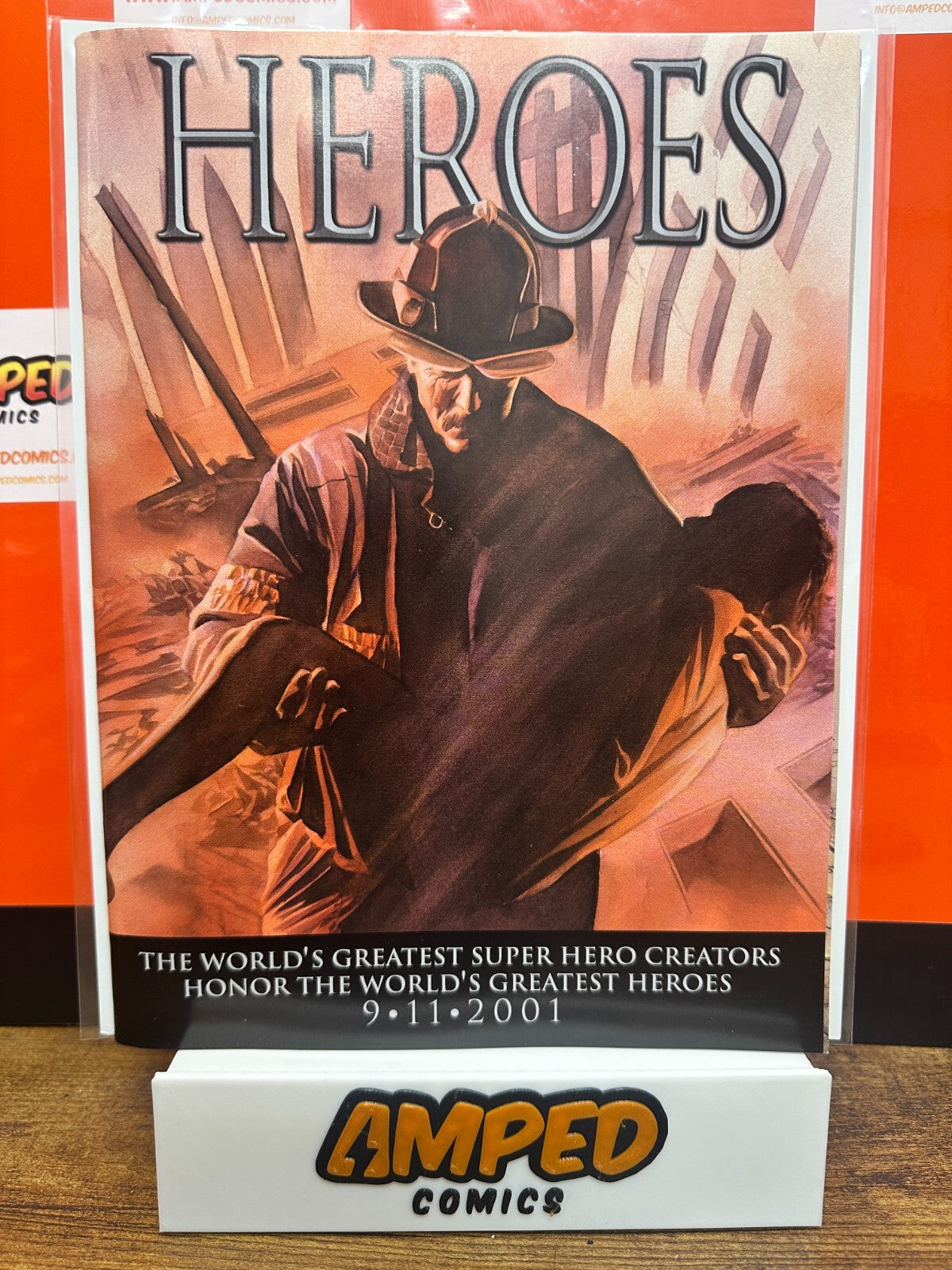 Heroes Marvel ⋅ 2001🔑1-shot tribute to responders 9/11  2nd print