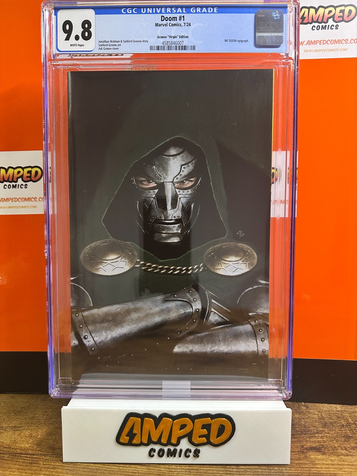 Doom #1 Adi Granov 1:100 Virgin Variant CGC 9.8