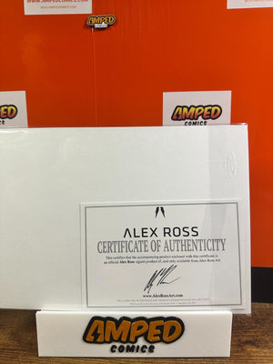 THE MARVELS #9 COMIC ALEX ROSS COVER SIGNED BY ALEX ROSS W/COA