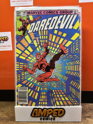 Daredevil #186 NEWSSTAND Marvel Comics 1982