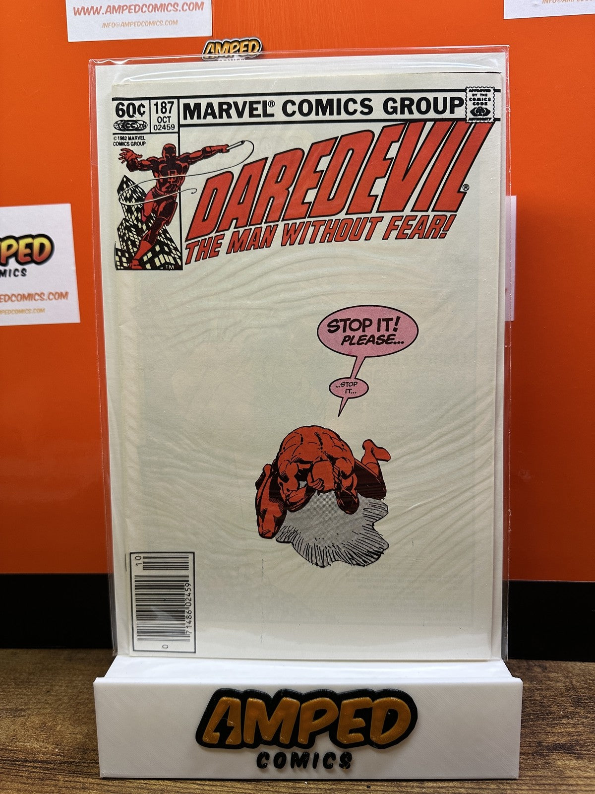Daredevil #187 NEWSSTAND Marvel Comics 1982