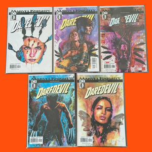 Daredevil #51 52 53 54 55, Origin Echo Complete Set, David Mack (Marvel 2003)