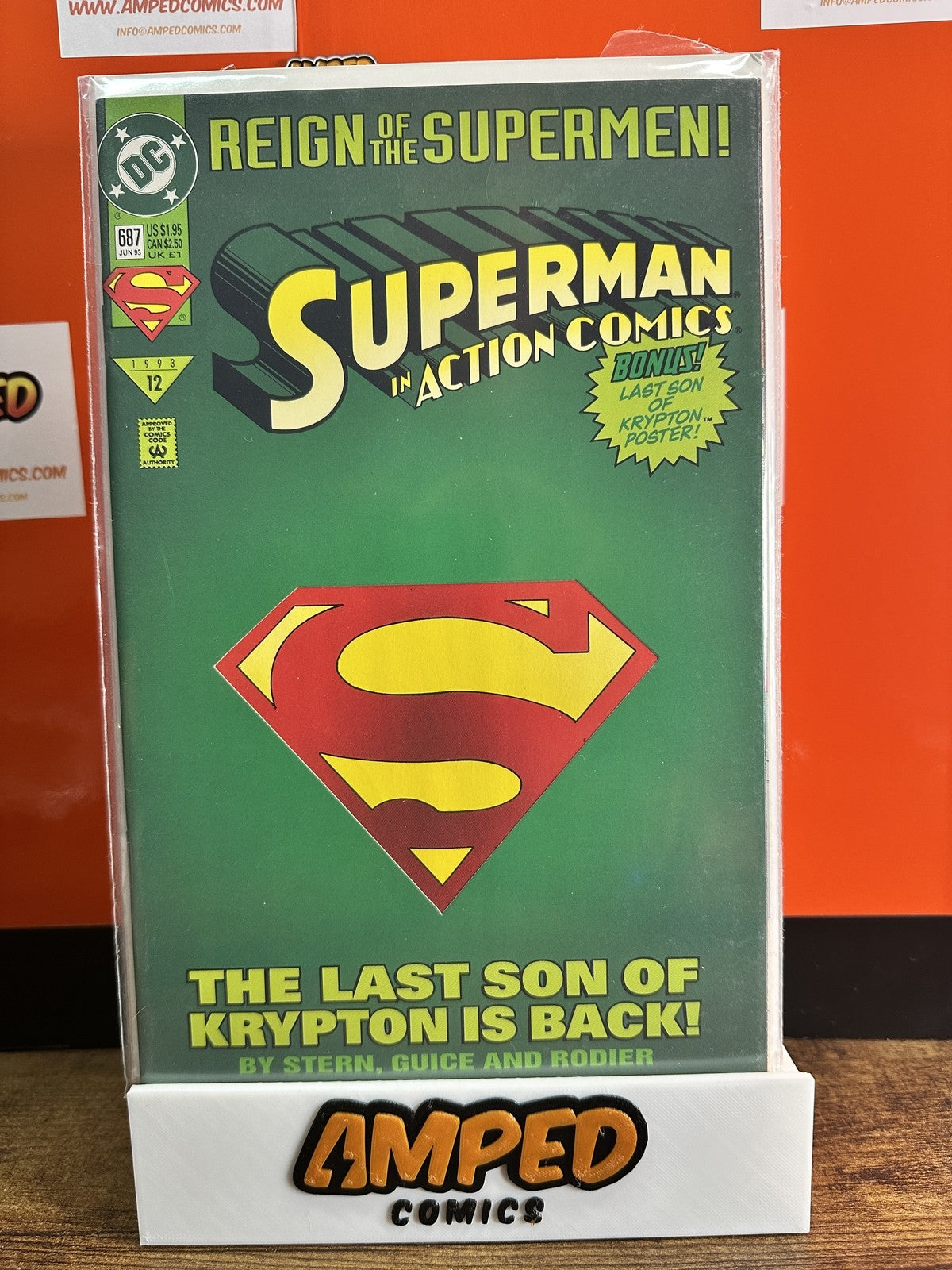 Superman in Action Comics #687 DC 1993