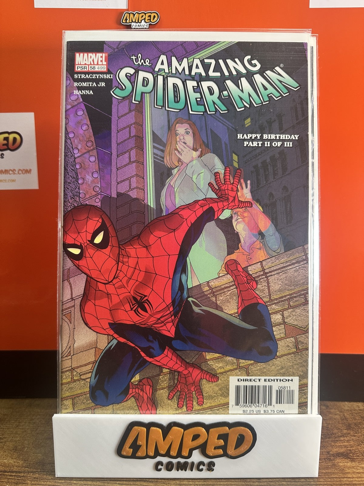 The Amazing Spider-Man #58 Marvel🔑1st appearance of 'Last Stand' Spider-Man