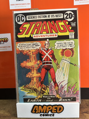 Strange Adventures #242 DC WRITING ON TOP LEFT COVER