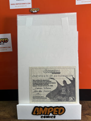 CARLOS D'ANDA HELLBOY SKETCH (2003) W/COA
