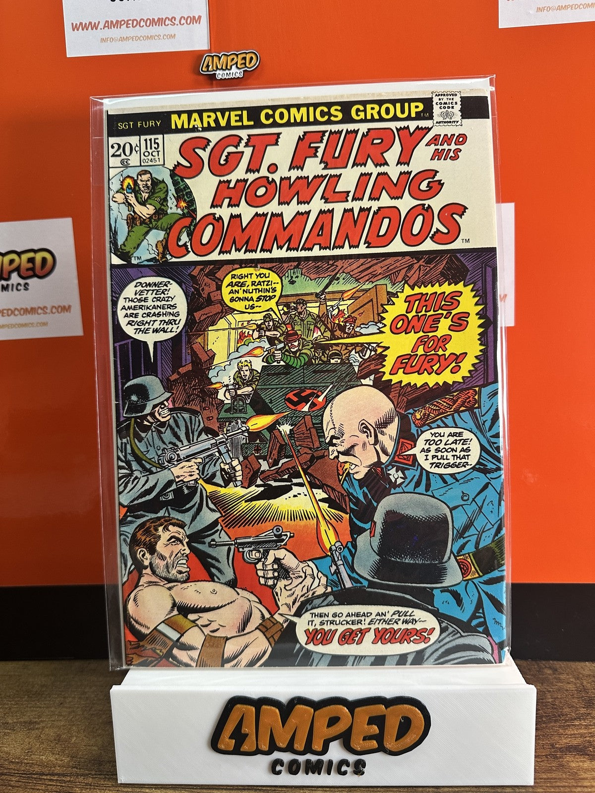 Sgt. Fury and His Howling Commandos #115 Marvel Comics 1973
