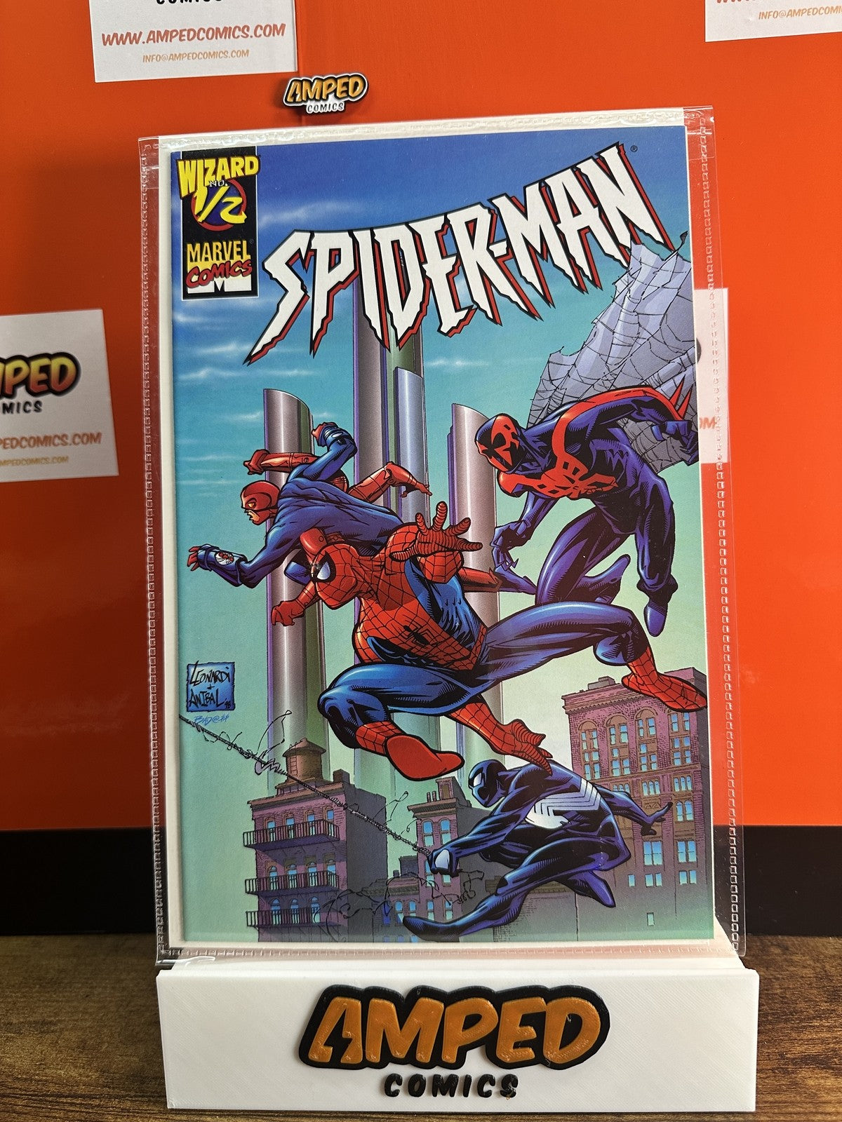 Spider-Man #1/2 Marvel Comics and Wizard W/COA