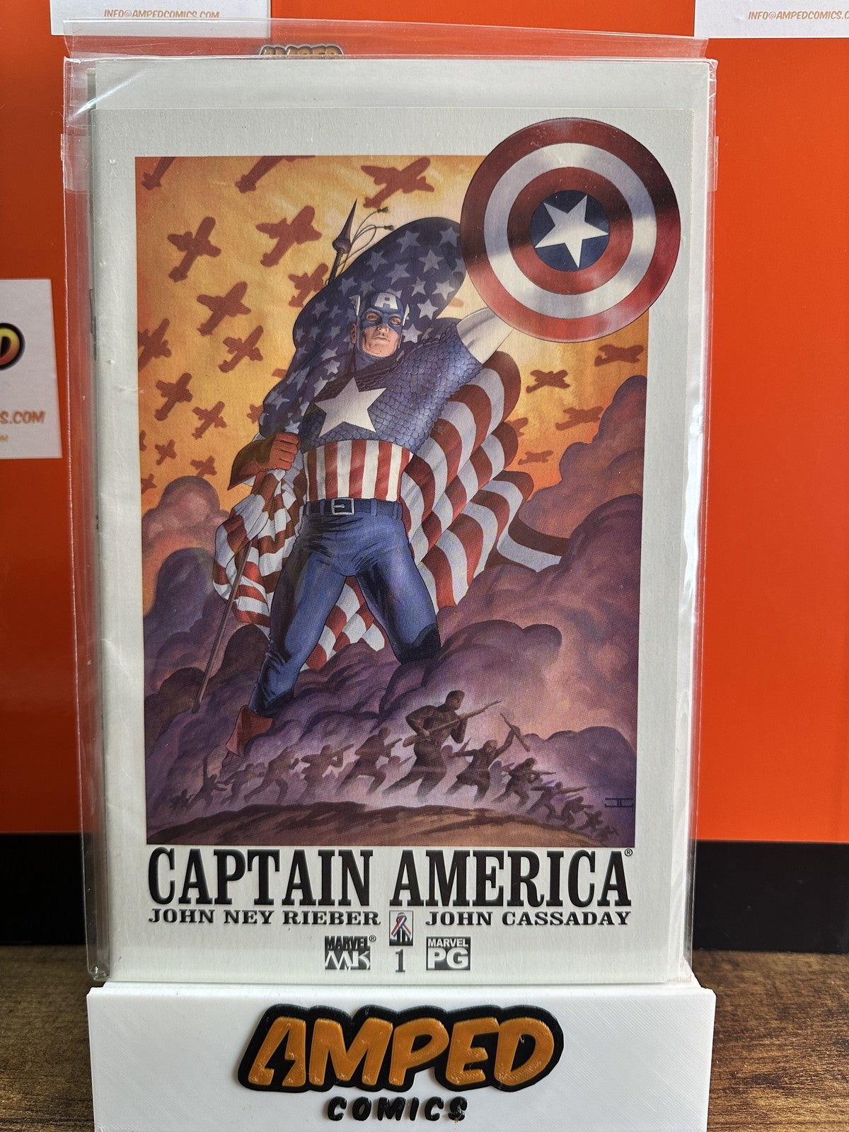 Captain America #1 Marvel Comics 9/11