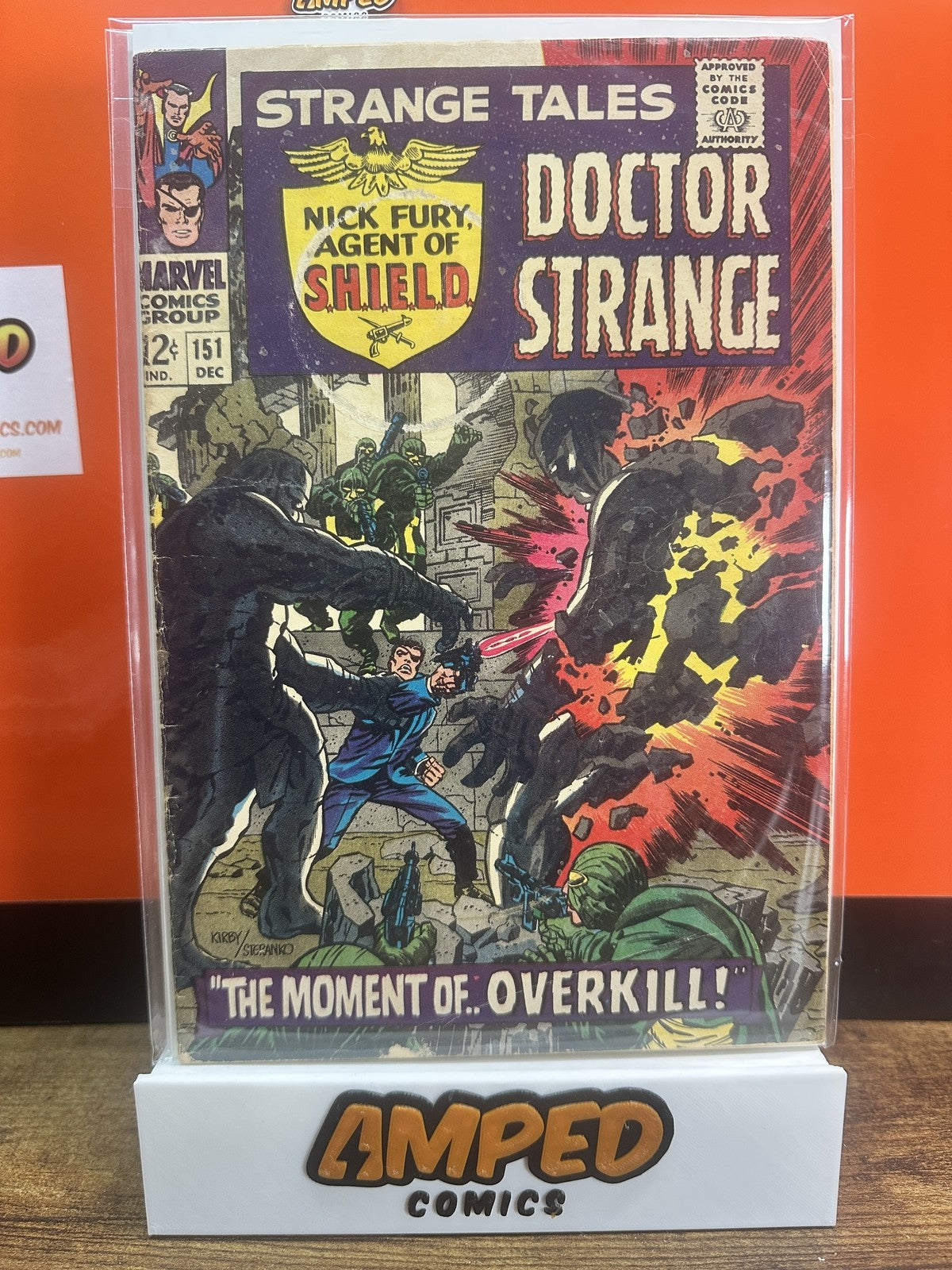 Marvel Comics Strange Tales #151 1st Jim Steranko Art Published at Marvel LOW GR