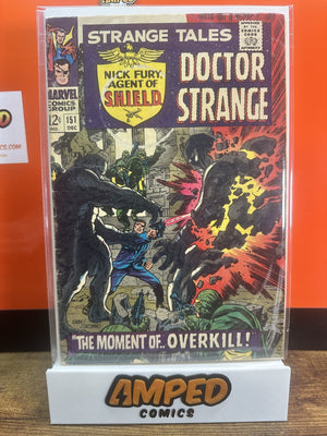 Marvel Comics Strange Tales #151 1st Jim Steranko Art Published at Marvel LOW GR