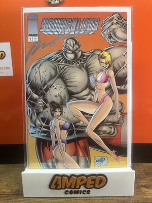 Youngblood #9 BIKINI VARIANT Image DBL SIGNED LIENFELD and FRAGA W/COA