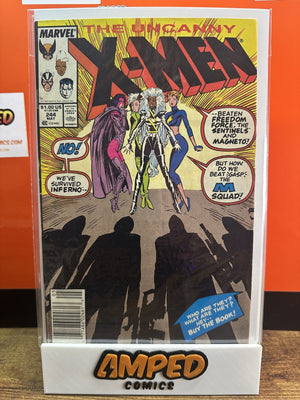 Uncanny X-Men #244 (1989) Newsstand 1st App Jubilee Chris Claremont Marvel🔑