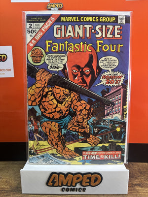 Giant-Size Fantastic Four #2 Marvel🔑MID GRADE BACK COVER WATER DAMAGE