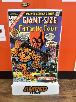 Giant-Size Fantastic Four #2 Marvel🔑MID GRADE BACK COVER WATER DAMAGE