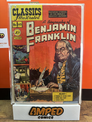 A Biography of Benjamin Franklin #65 Classics Illustrated