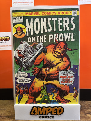 Monsters on the Prowl #22 Marvel Comics