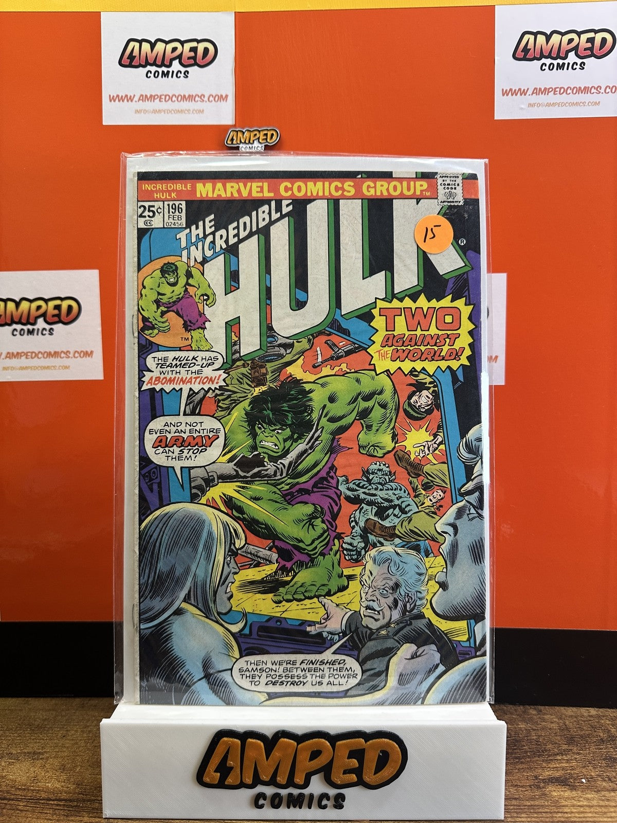 The Incredible Hulk #196 Marvel Comics 1976