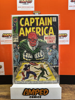 Captain America #103 Marvel 1968 LOW GRADE TEAR IN BACK COVER