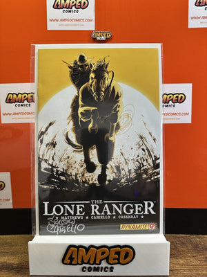 The Lone Ranger #9 Dynamite SIGNED BY SERGIO CARIELLO W/COA
