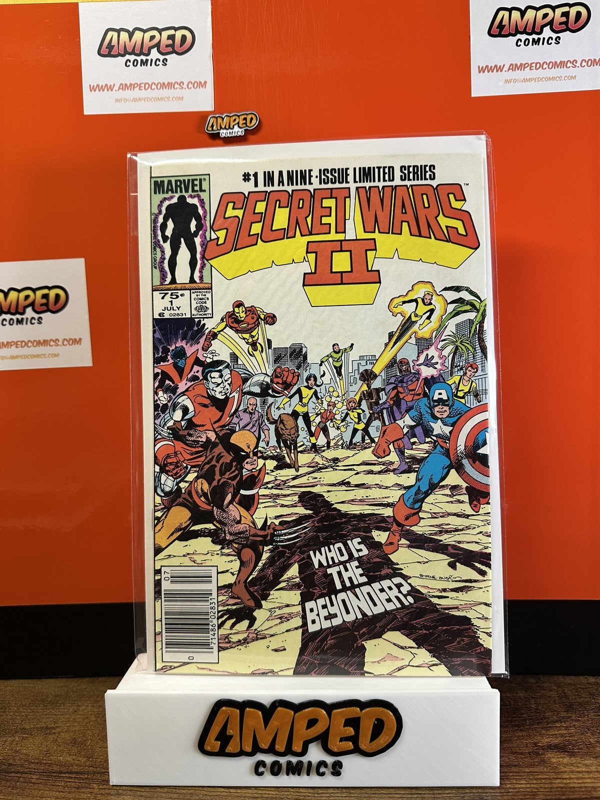 Secret Wars II #1 Marvel NEWSSTAND🔑1ST APP THUNDERSWORD and BEYONDER